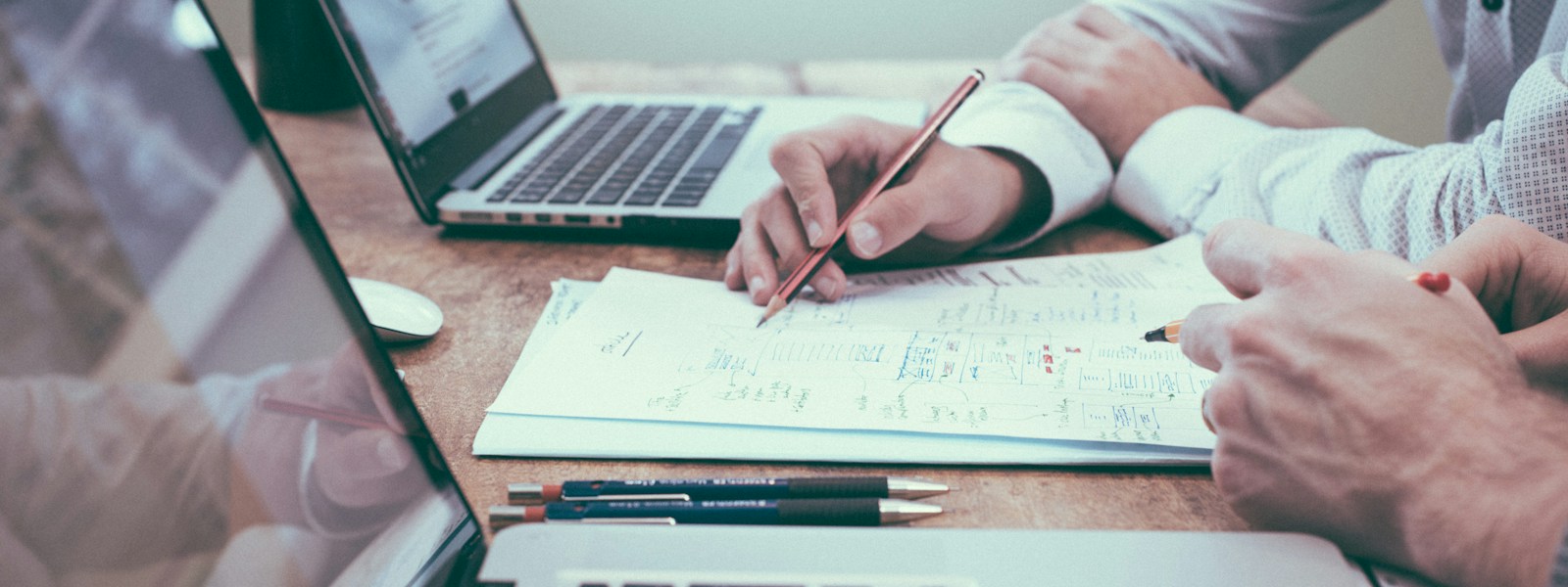 Business documents being translated for global expansion